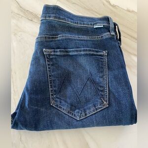 Mother Denim Jeans - Mid Rise Dazzler Ankle - Size 32 - Color, On the Edge